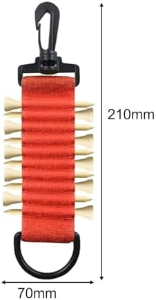 Colaxi Golf Tee Holder Portable to Attach to Golf Bag Golf Tees Storage 10 Golf - Image 4