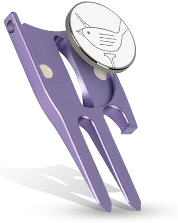 Birdicorn Golf Divot Repair Tool & Golf Ball Marker 6-in-1 Golf Divot Tool by birdicorn
