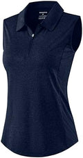G Gradual Women's Golf Shirts Lightweight 1/4 Zip Collared Tank Top by GGradual