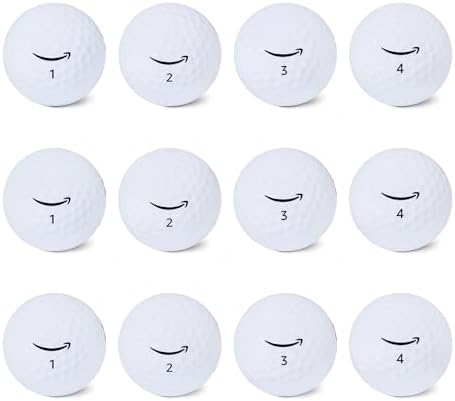 Amazon Basics Core Soft Golf Balls, Low Compression, Side Stamp Alignment by AmazonBasics