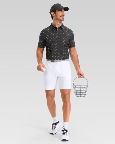 Obla Men's Golf Shirt Short Sleeve Dry Fit Collared Polo Shirts - Image 6