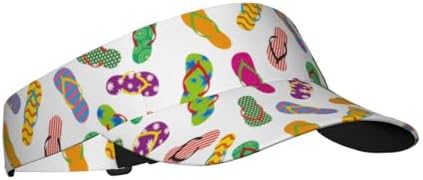 Sports Sun Visor Hats Adjustable Men Women Lightweight Packable Cooling Empty by Unknown