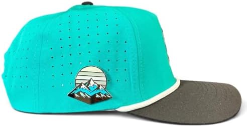 Logie Joe's Mountain Moonrise Golf Hat | Snapback Cap | Built-in Magnetic Ball - Image 5