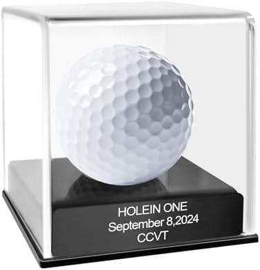 Custom Golf Hole-in-One Display Case, Acrylic Golf Ball Display Case, Custom by FPGIYXK