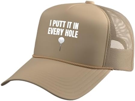 I Putt It in Every Hole Funny Golf Saying Tee Trucker Hat by Unknown