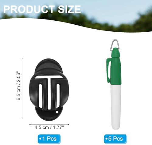 PATIKIL Golf Ball Line Marker Tool Golf Ball Alignment Marking Tool - Image 2