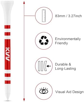 KVV Bamboo Golf Tees – 18-Pack in Cigarette-Style Case, 3-1/4 Inch - Image 3