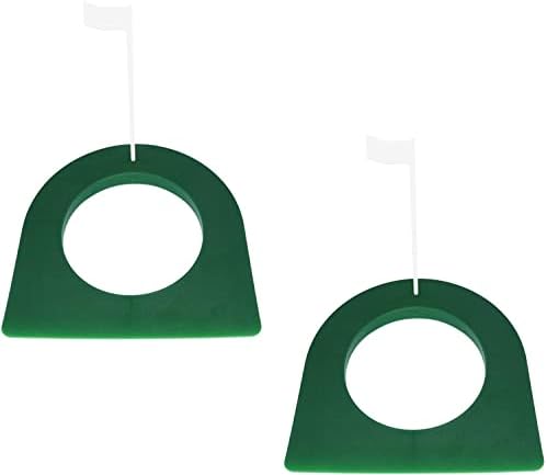 Seacloud 2Pcs Putting Practice Cup Hole Flag Indoor & Outdoor Practice by SEACLOUD