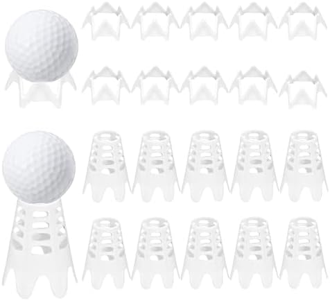 Plastic Golf Simulator Tees for Indoor Outdoor Practice Training, Golf Mat Tees by Ruyshu