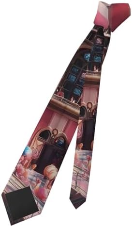 New York Landmark Polyester Men's Necktie, - Image 7