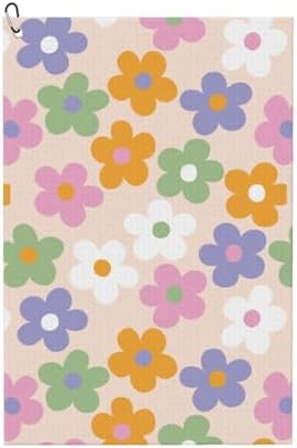 Cute Flowers Floral Golf Towel by BEIANSHUO