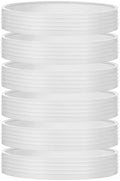 OSALADI 6pcs Golf Putting Green Hole Cup Rings Plastic White by OSALADI