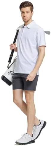 M MAELREG Mens Golf Shirt Short Sleeve Dry Fit Print Moisture Wicking - Image 5