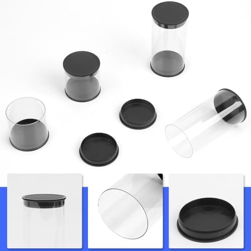 4 Pack Clear Tube Golf Ball Storage Case, 2 Sizes Golf Barrel Clear Tubes - Image 5