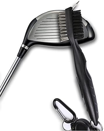 Golf Towel & Groove Cleaner Brush Kit, Tri-Fold Microfiber Waffle - Image 6