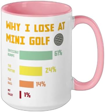 Mini Golf Champion Humor Family Golfers Ceramic Mug - Image 2