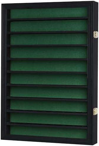DisplayGifts 80 Golf Ball Display Case Cabinet Wall Rack Holder Solid Wood Frame - Image 4