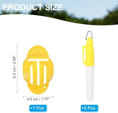PATIKIL Golf Ball Line Marker Tool Golf Ball Alignment Marking Tool - Image 2