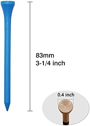 Golf Tees Durable Bamboo Tees 100Pcs 100Pcs 3-1/4" Friendly Biodegradable - Image 6