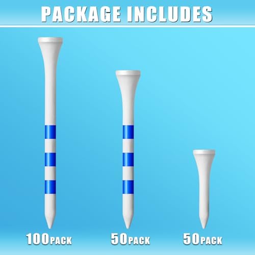 CHAMPKEY Premium Wood Golf Tees 200 Count - Image 2