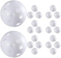 25 Pack Reusable Hollow Golf Practice Balls by balacoo