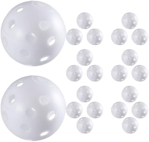 25 Pack Reusable Hollow Golf Practice Balls by balacoo