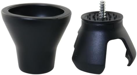 2PCS Black Golf Putter Ball Retriever Three Claw/Circular Ball Picker Portable by DGBRSM
