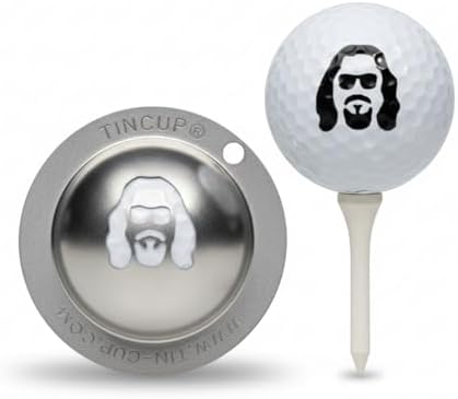 Tin Cup Golf Ball Marker Stencil by SportsBySager