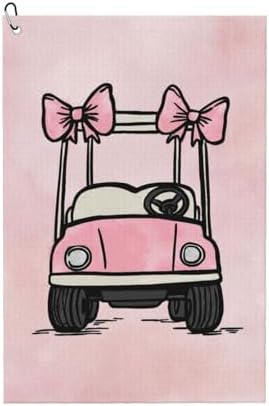 Cute Bow Golf Towel Microfiber by Unknown