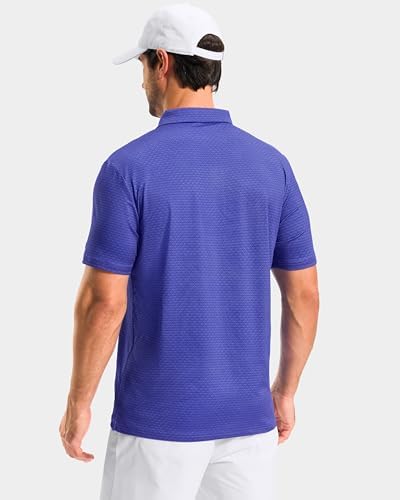 Obla Men's Golf Shirt Short Sleeve Dry Fit Collared Polo Shirts - Image 4