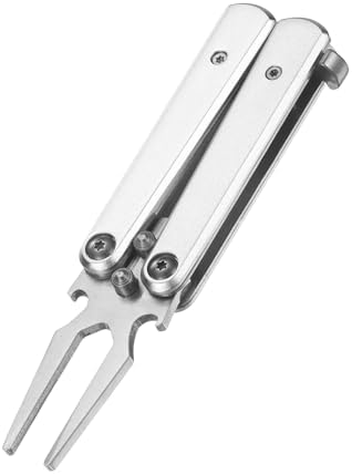 Golf Divot Repair Tool Alloy Foldable Divot Tool by YELARXI