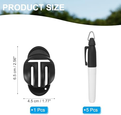 PATIKIL Golf Ball Line Marker Tool Golf Ball Alignment Marking Tool - Image 2