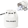 Golf Valuables Pouch, Leather Drawstring Golf Balls Bag by TALANES