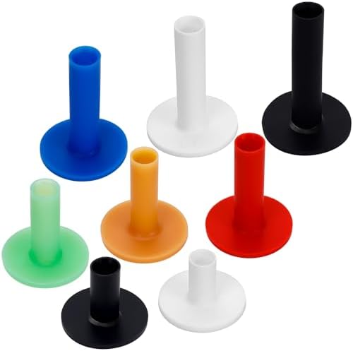 8PCS Rubber Golf Tees with Holder by Unknown