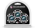 Team Golf NFL Buffalo Bills Golf Chip Ball Markers, Poker Chip Size by TeamGolf