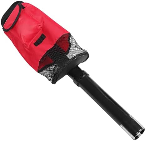Golf Ball Collector Tube with Mesh Bag, No Bending Pickup Tool by Toyvian
