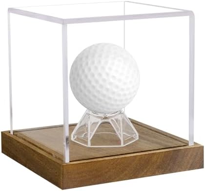 Clear Acrylic Golf Ball Display Case by Hxezoc