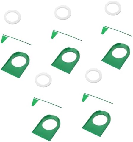 Putting Practice Cup 5pcs ABS Green by Anneome