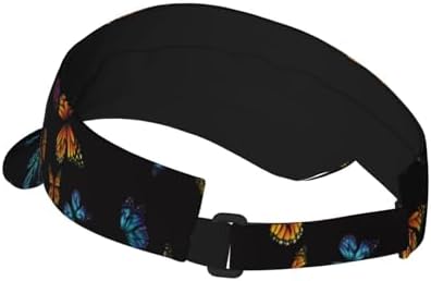 Sports Sun Visor Hats Adjustable Men Women Lightweight Packable Cooling Empty - Image 2