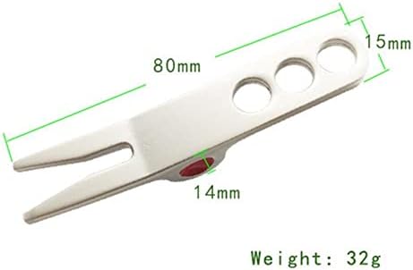 1 Pc Silver Golf Ball Fork Pivot Divot Repair Tool Compatible Divot Tools - Image 2