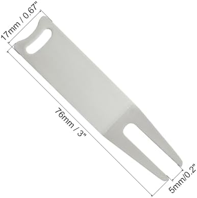 PATIKIL Metal Bending Golf Divot Repair Tool, Metal Golf Fork Accessory Curved - Image 2