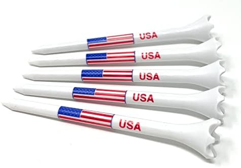 NorthPointe USA American Flag 3 ¼” Plastic Golf Tees - Image 5