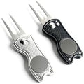 Golf Divot Repair Tools for Golfers, Foldable Golf Green Fork Tool Black and by Unknown