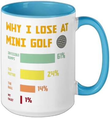 Mini Golf Champion Humor Family Golfers Ceramic Mug - Image 2