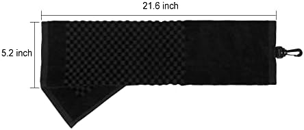 Cotton Golf Towel with Clip - Image 5
