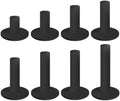 8 Pcs Rubber Golf Tees for Mats, Driving Range & Simulator Use by Solvora