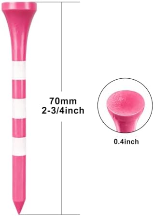 Wooden Golf Tees, 2-3/4" Long Tees Golf 100 Count - Image 2