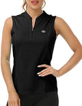 Women's Sleeveless Tennis Shirt Golf Shirts by JINSHI