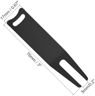 PATIKIL Metal Bending Golf Divot Repair Tool, Metal Golf Fork Accessory Curved - Image 2