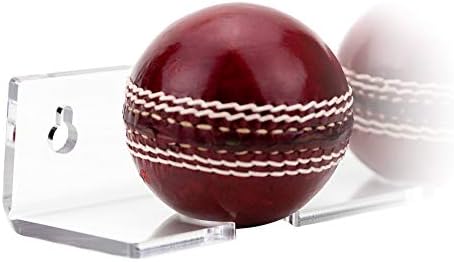 Better Display Cases Clear Acrylic Cricket Balls Wall Mounted Floating Shelf - Image 4